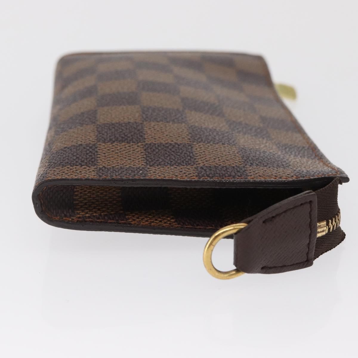 Louis Vuitton Marais Bucket Zip Pouch Damier Brown Canvas Clutche & Pouche Bag (Pre-Owned)