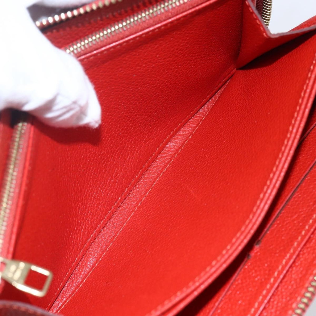 Louis Vuitton Portefeuille Zippy Monogramme Empreinte Monogramme Empreinte Red Leather Wallets Accessory (Pre-Owned)