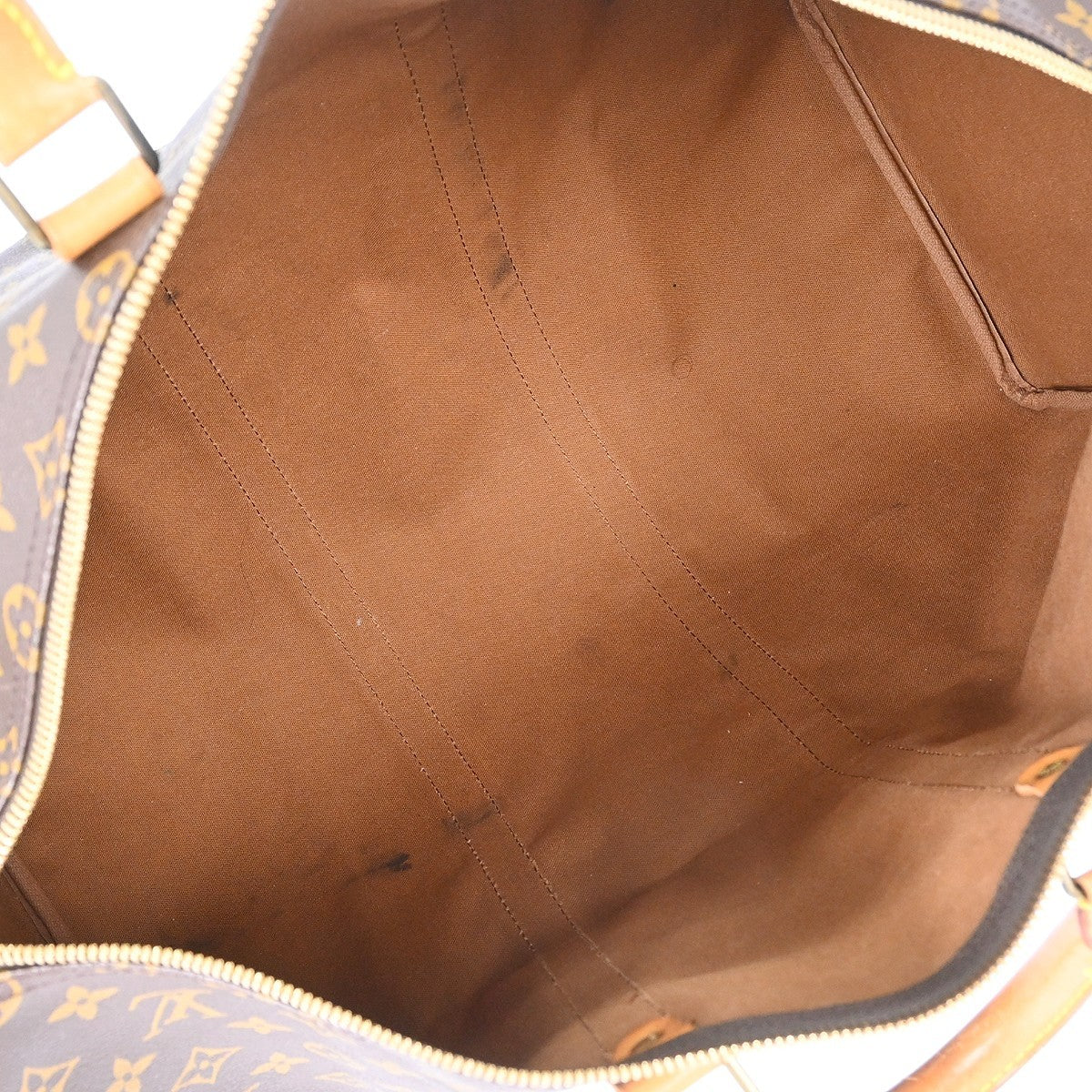 Louis Vuitton Keepall Bag Monogram Canvas Brown Canvas Travel Bag Bag (Pre-Owned)