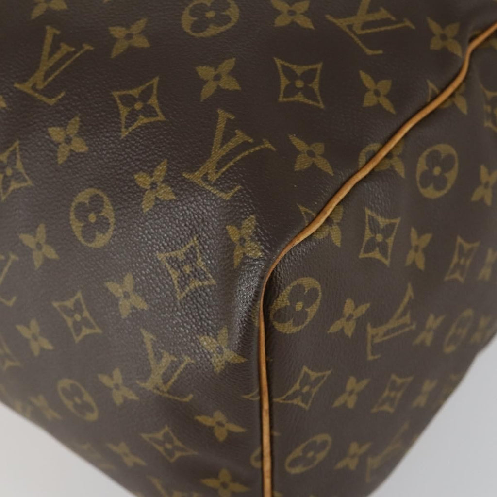 Louis Vuitton Keepall Bag Monogram Canvas Brown Canvas Travel Bag Bag (Pre-Owned)