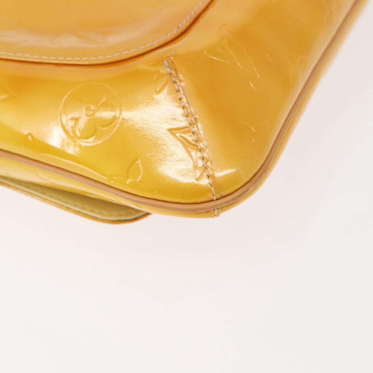 Louis Vuitton Thompson Street Handbag Monogram Vernis Yellow Patent_Leather Shoulder Bag Bag (Pre-Owned)