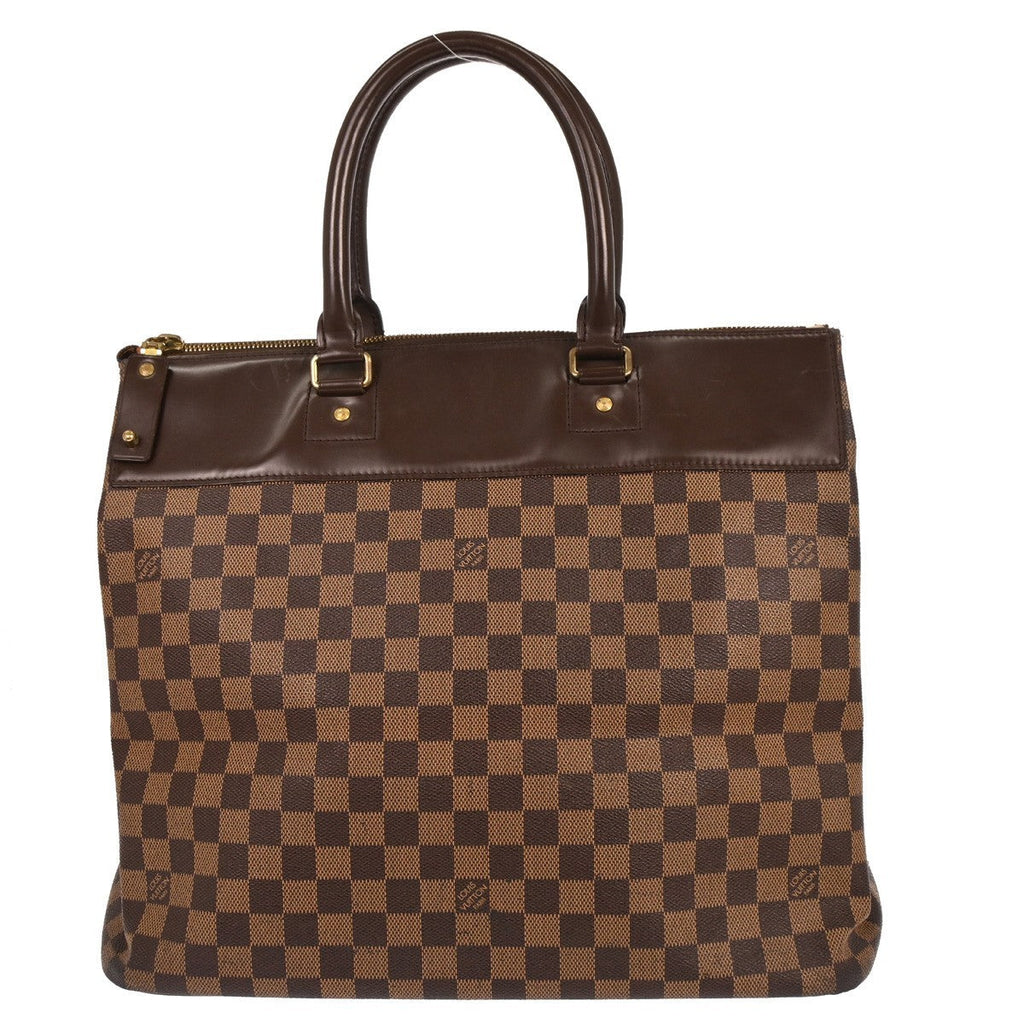 Louis Vuitton Greenwich Travel Bag Damier Brown Canvas Tote Bag Bag (Pre-Owned)