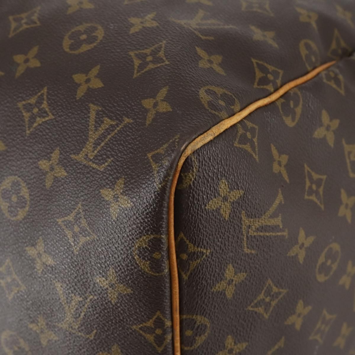 Louis Vuitton Keepall Bag Monogram Canvas Brown Canvas Travel Bag Bag (Pre-Owned)