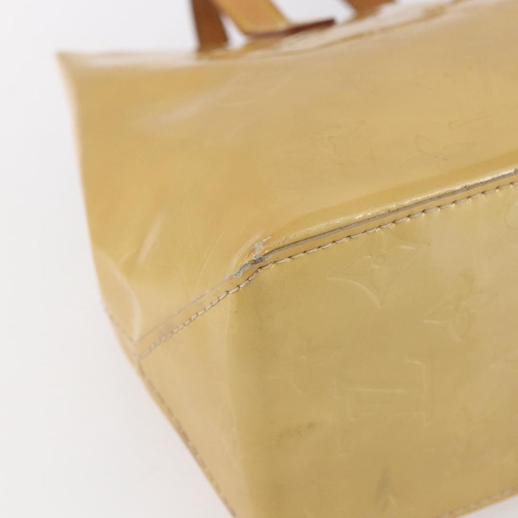 Louis Vuitton Reade Handbag Monogram Vernis Beige Patent_Leather Handbag (Pre-Owned)