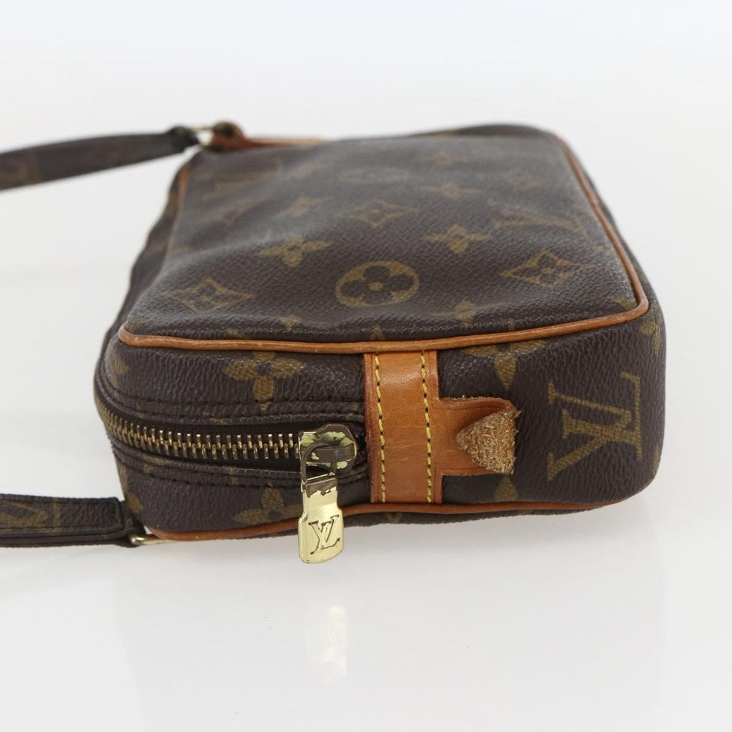 Louis Vuitton Pochette Marly Bandouliere Bag Monogram Canvas Brown Canvas Clutche & Pouche Bag (Pre-Owned)