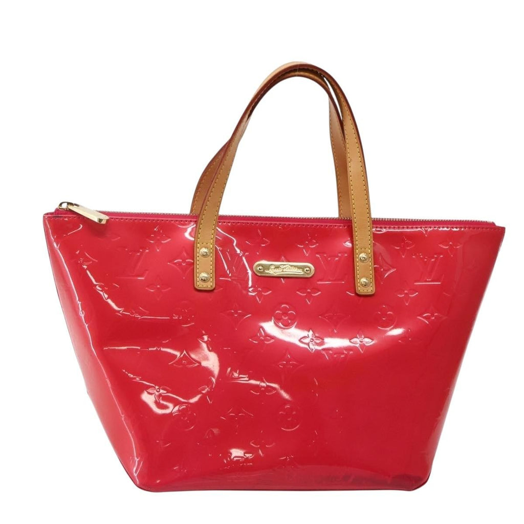 Louis Vuitton Bellevue Handbag Monogram Vernis Pink Patent_Leather Tote Bag Bag (Pre-Owned)