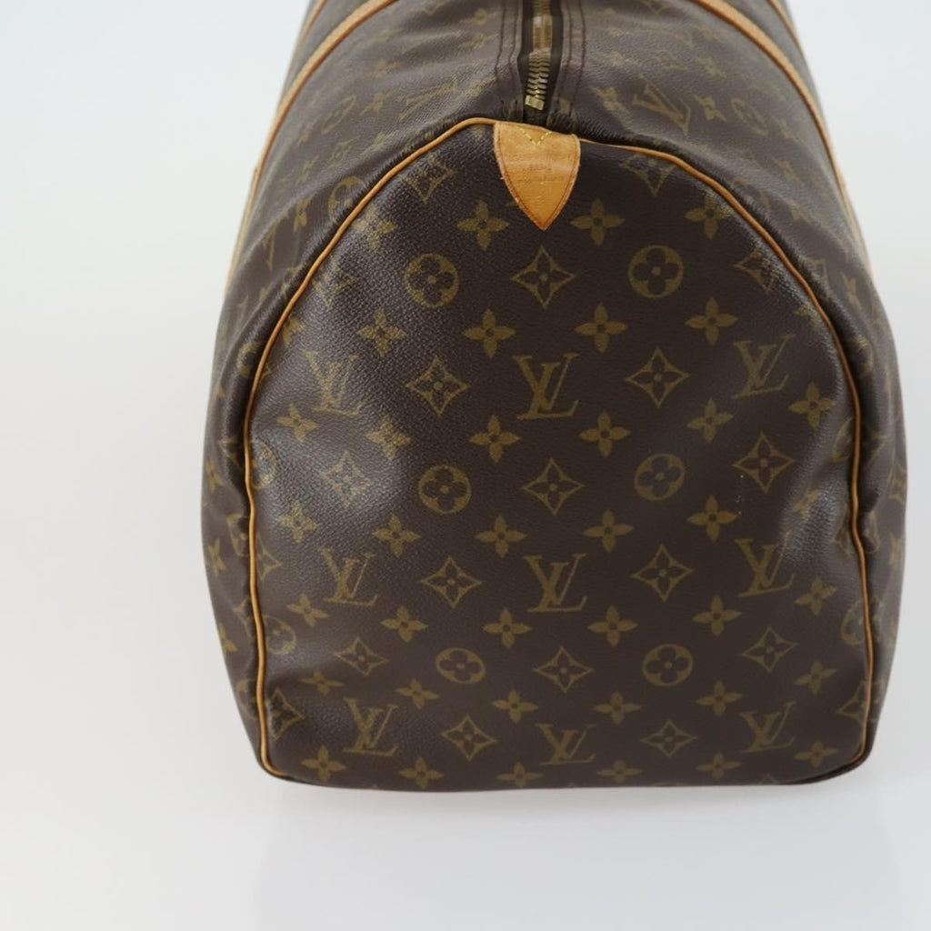 Louis Vuitton Keepall Bag Monogram Canvas Brown Canvas Travel Bag Bag (Pre-Owned)