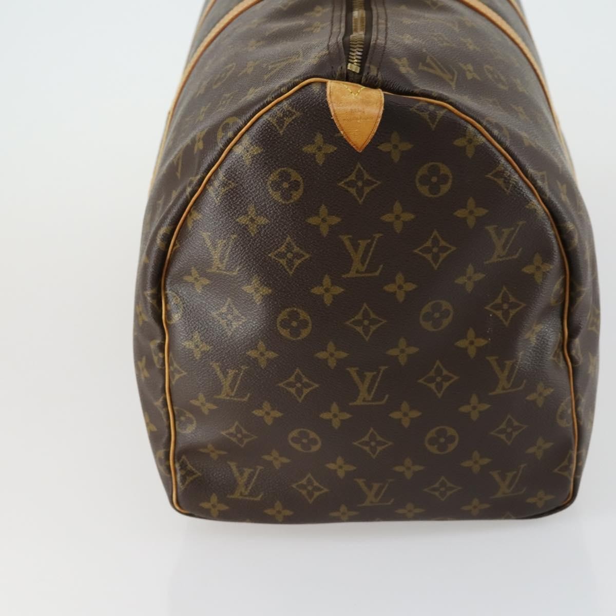 Louis Vuitton Keepall Bag Monogram Canvas Brown Canvas Travel Bag Bag (Pre-Owned)