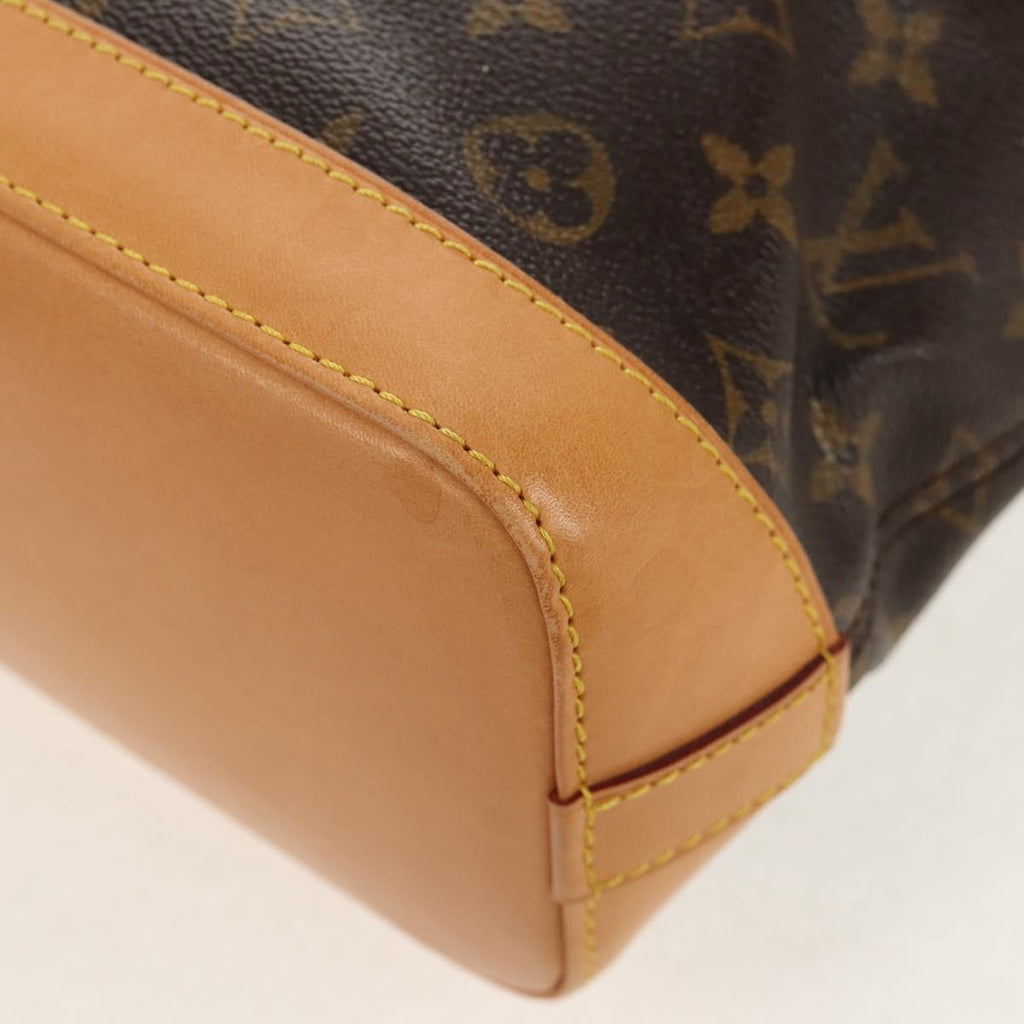Louis Vuitton Lockit Handbag Monogram Canvas Brown Canvas Handbag (Pre-Owned)