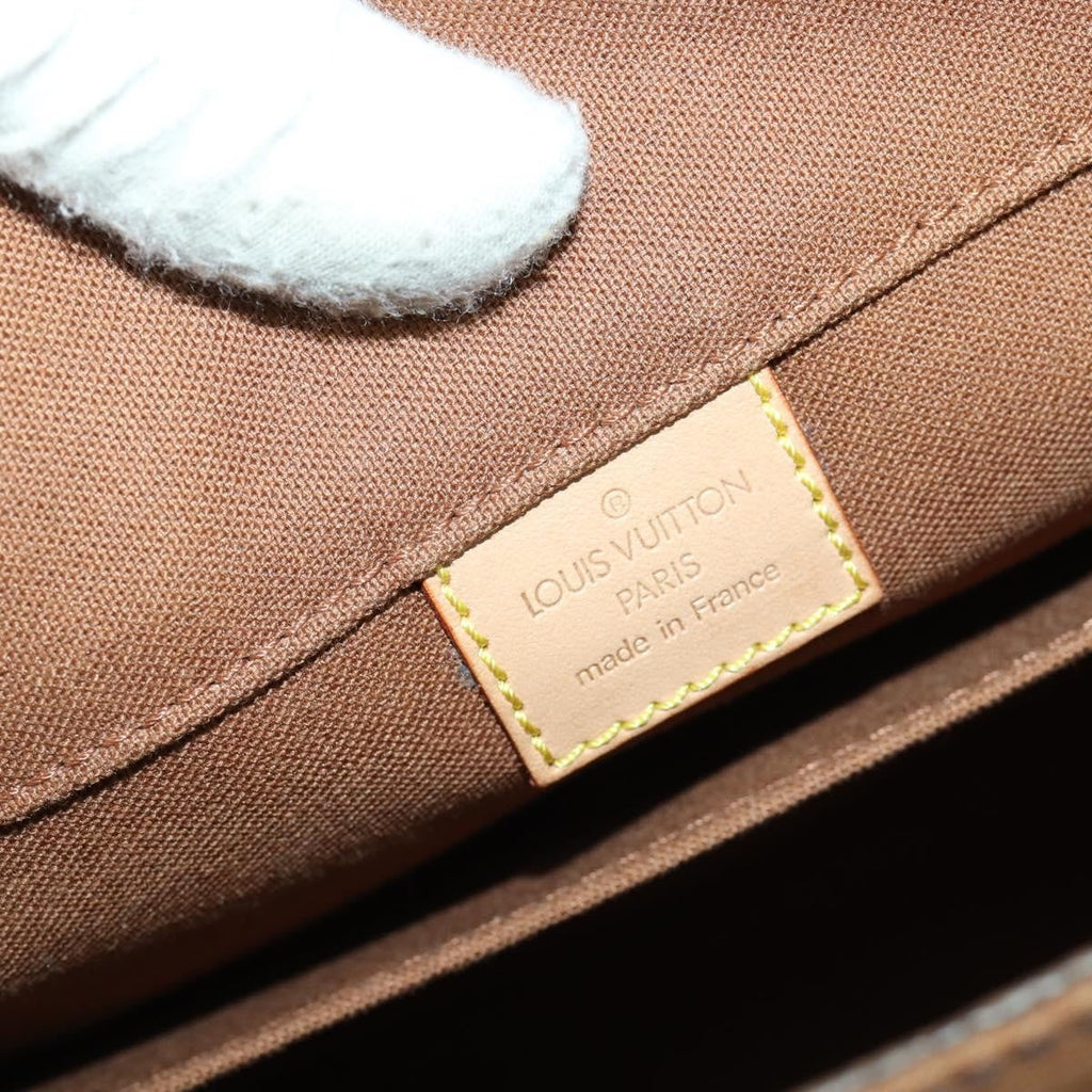 Louis Vuitton Abbesses Messenger Bag Monogram Canvas Brown Canvas Shoulder Bag Bag (Pre-Owned)