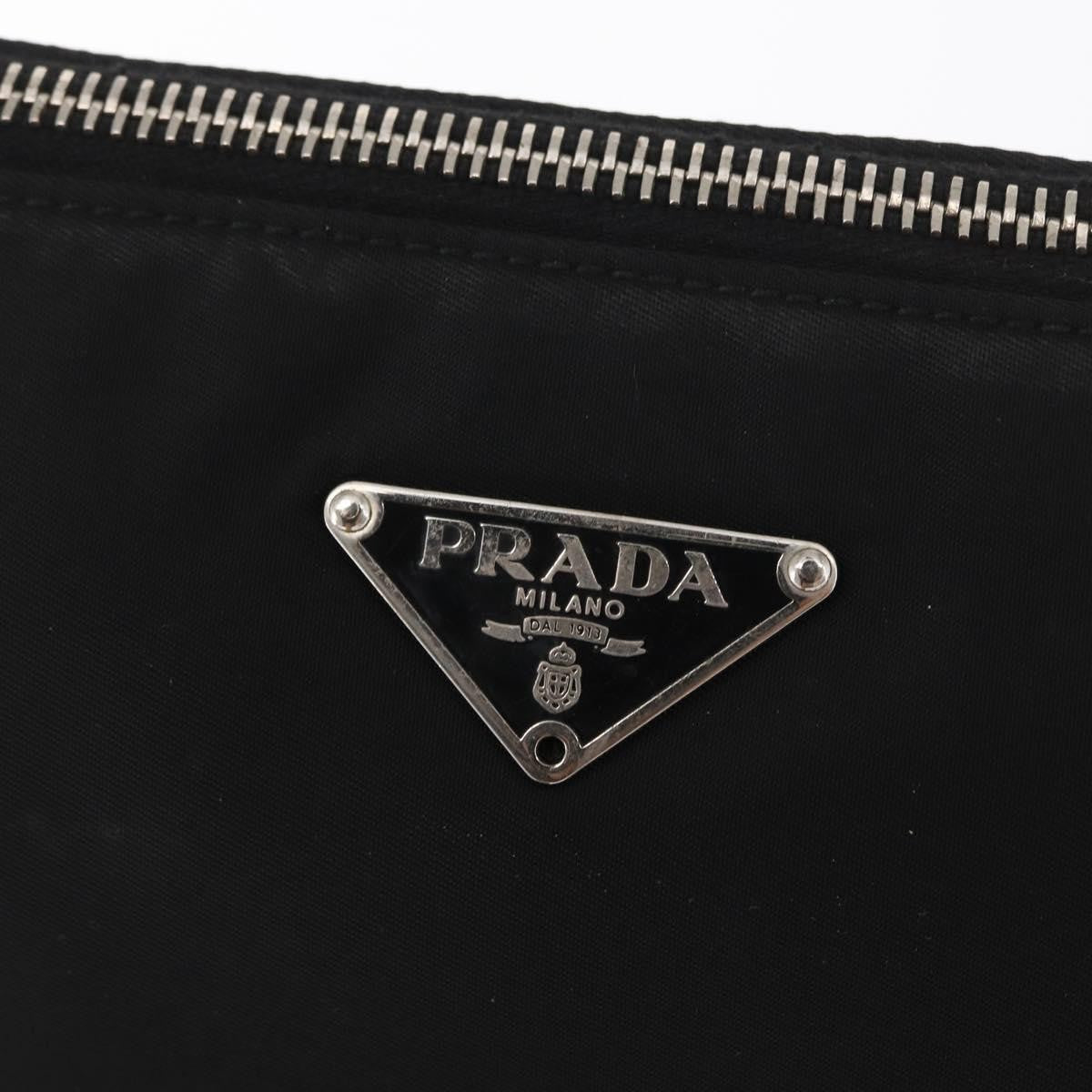 Prada Vintage Shoulder Bag Tessuto Black Nylon Shoulder Bag Bag (Pre-Owned)