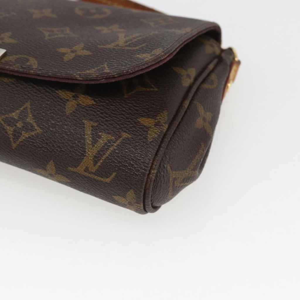 Louis Vuitton Favorite Handbag Monogram Canvas Brown Canvas Shoulder Bag Bag (Pre-Owned)