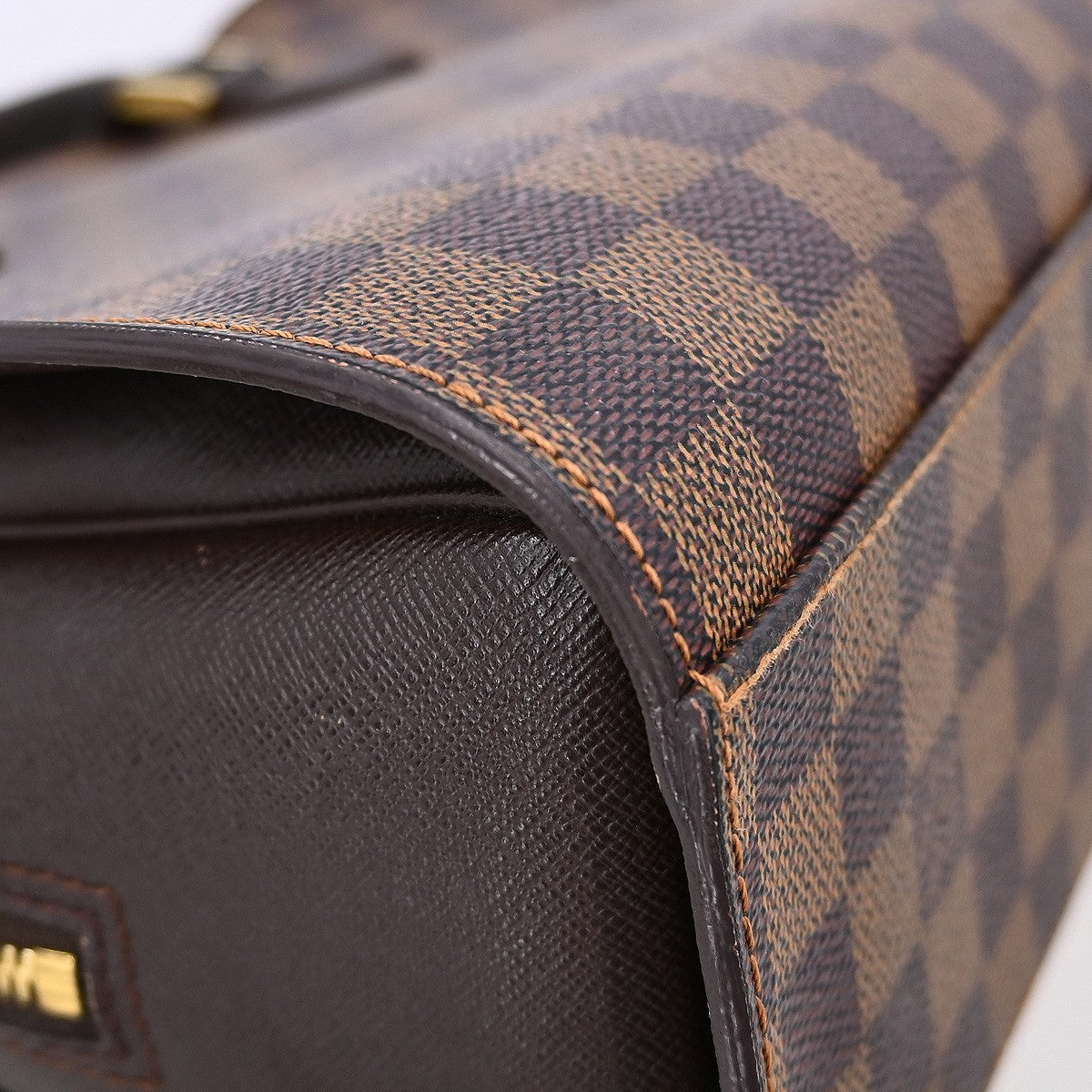 Louis Vuitton Triana Bag Damier Brown Canvas Handbag (Pre-Owned)