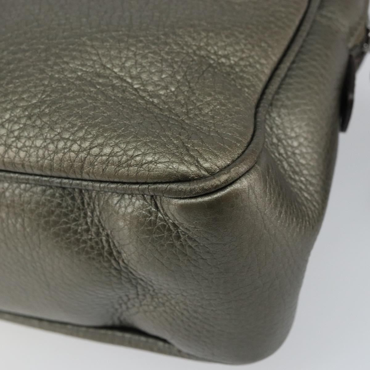 Gucci Soho Chain Zip Shoulder Bag Leather Gold Leather Shoulder Bag Bag (Pre-Owned)