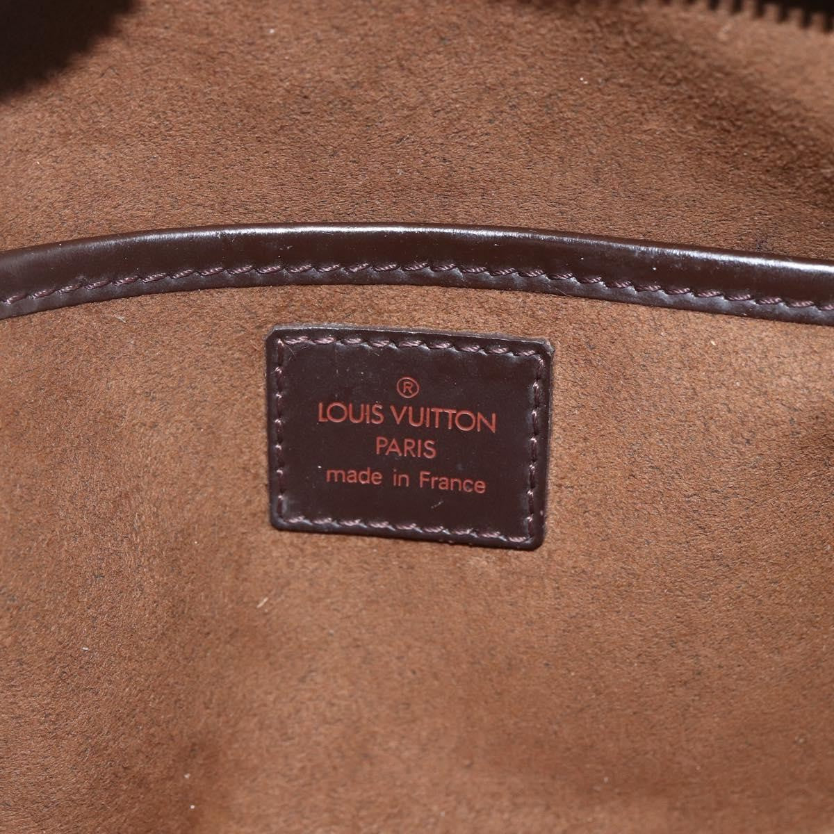 Louis Vuitton Pochette Saint Louis Damier Brown Canvas Clutche & Pouche Bag (Pre-Owned)