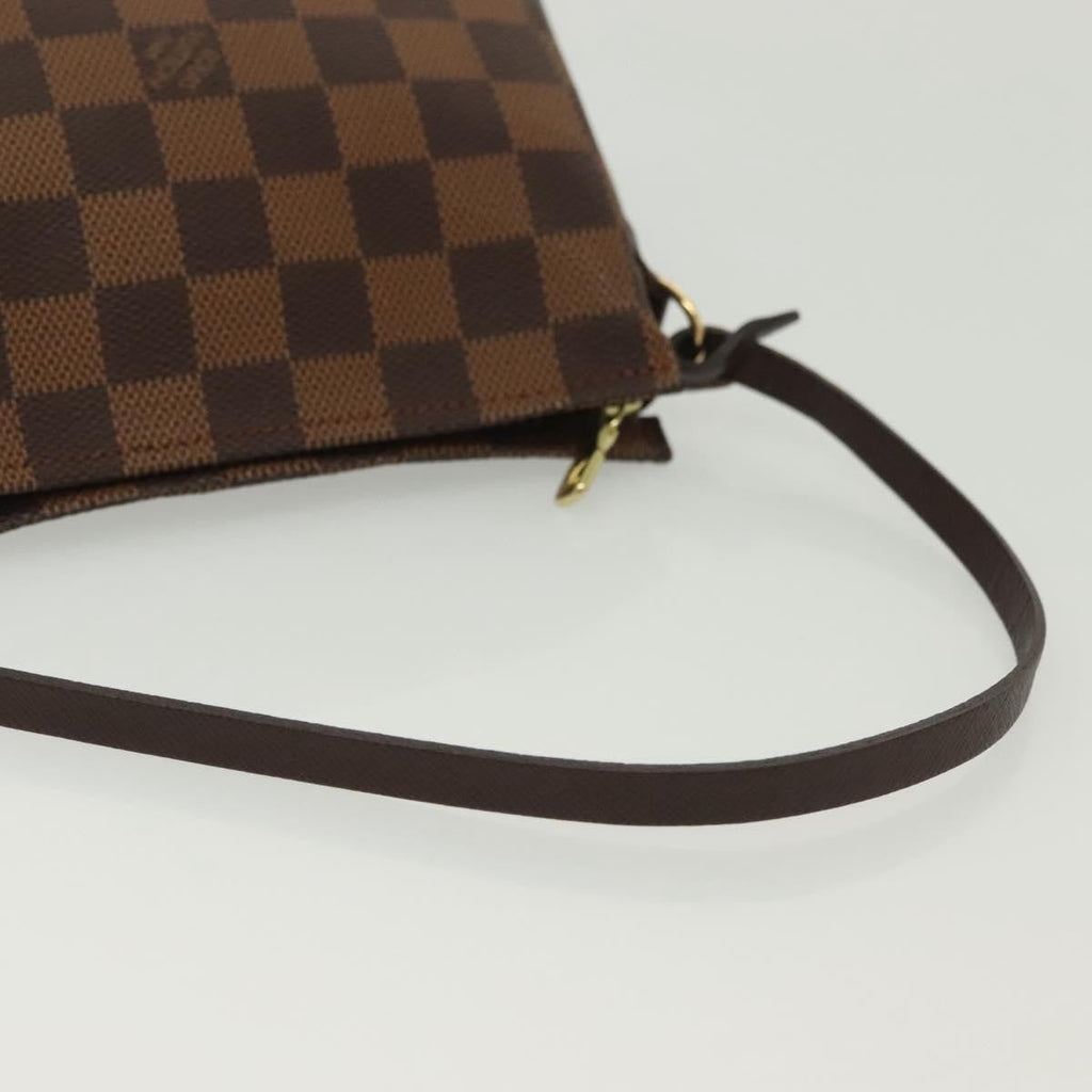 Louis Vuitton Trousse Make Up Bag Damier Canvas Brown Canvas Shoulder Bag Bag (Pre-Owned)
