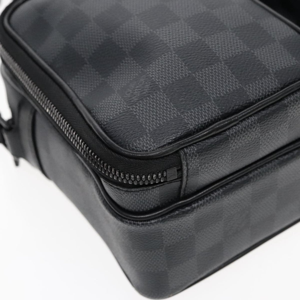 Louis Vuitton Utility Business Bag Damier Graphite Gray Canvas Shoulder Bag Bag (Pre-Owned)