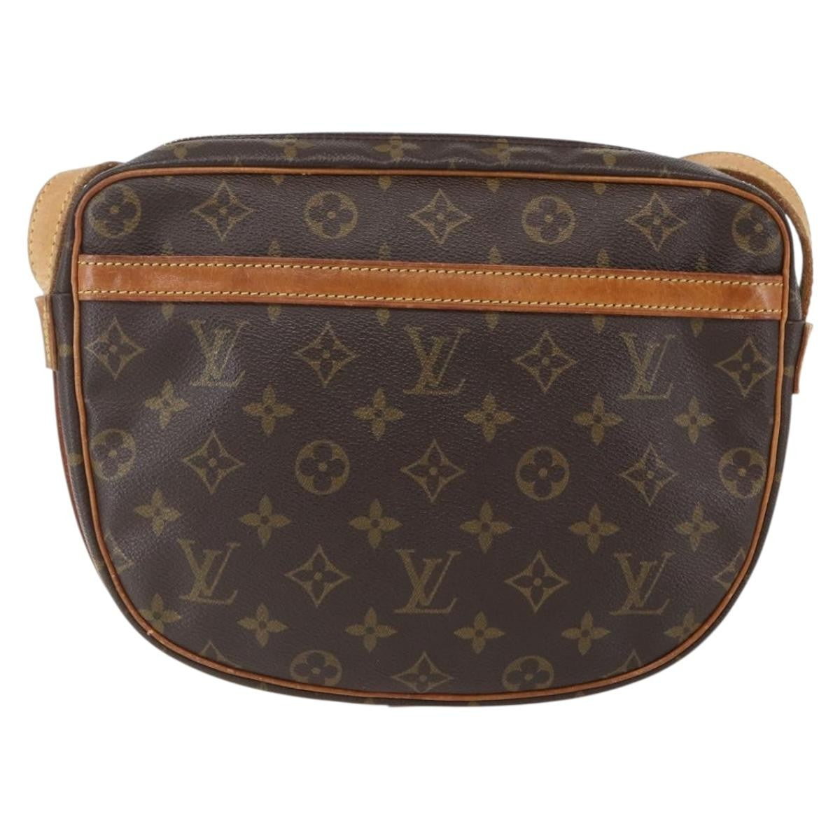 Louis Vuitton Jeune Fille Handbag Monogram Canvas Brown Canvas Shoulder Bag Bag (Pre-Owned)