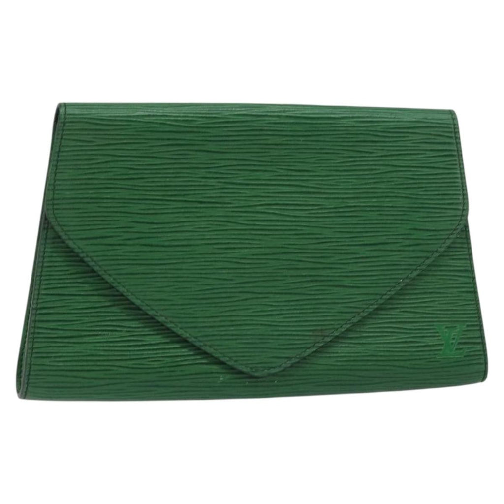 Louis Vuitton Art Deco Clutch Epi Leather Green Leather Clutche & Pouche Bag (Pre-Owned)