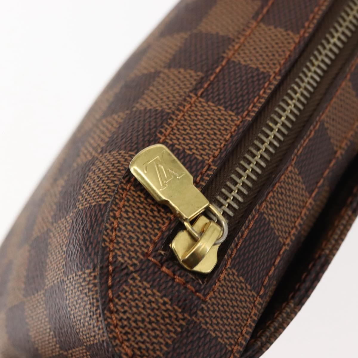 Louis Vuitton Geronimos Waist Bag Damier Brown Canvas Shoulder Bag Bag (Pre-Owned)