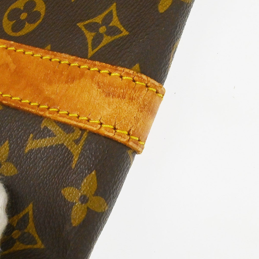 Louis Vuitton Keepall Bag Monogram Canvas Brown Canvas Travel Bag Bag (Pre-Owned)