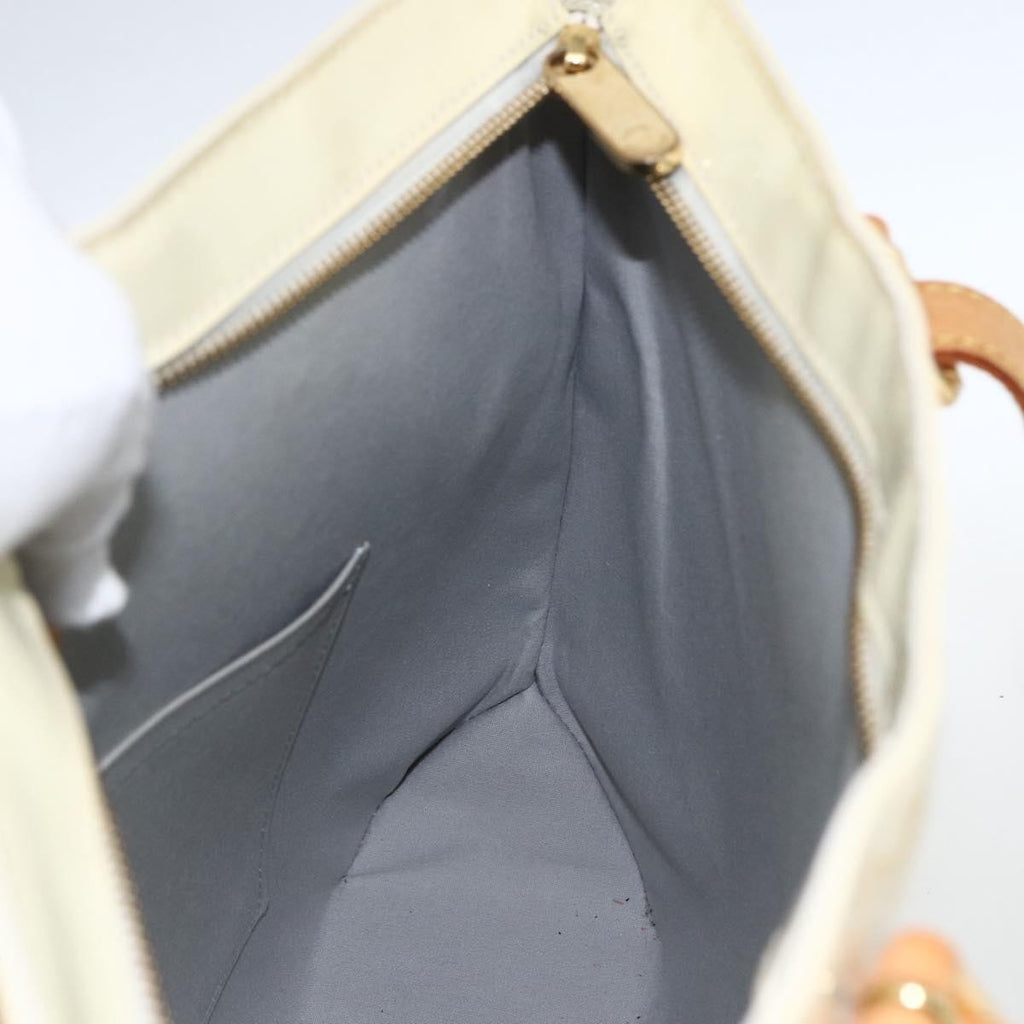 Louis Vuitton Brentwood Handbag Monogram Vernis Beige Patent_Leather Tote Bag Bag (Pre-Owned)