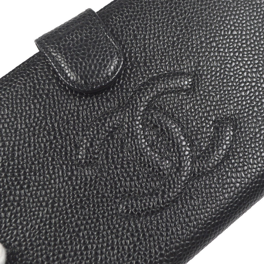Chanel Timeless Cc French Wallet Caviar Black Leather Wallets Accessory (Pre-Owned)