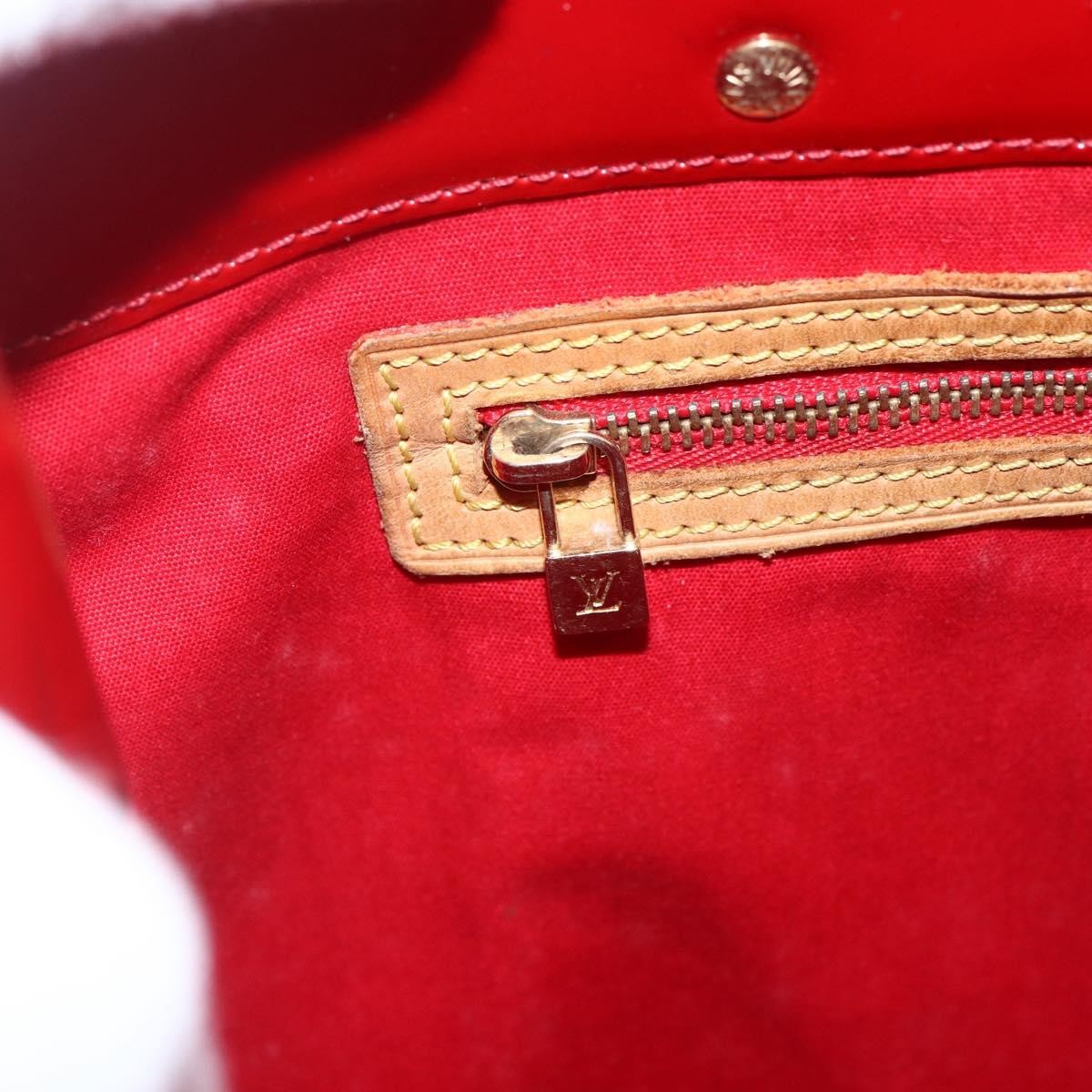 Louis Vuitton Reade Handbag Monogram Vernis Red Patent_Leather Handbag (Pre-Owned)