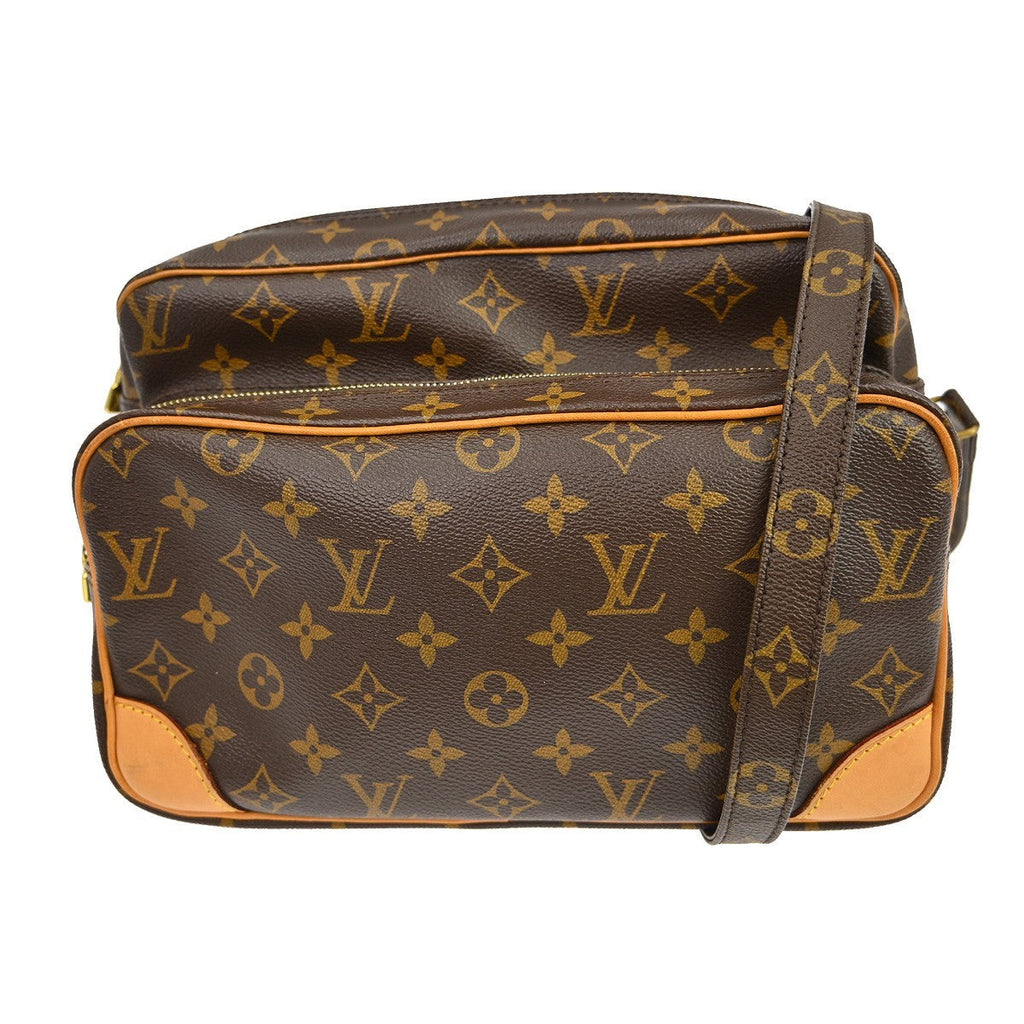 Louis Vuitton Nil Messenger Bag Monogram Canvas Brown Canvas Shoulder Bag Bag (Pre-Owned)