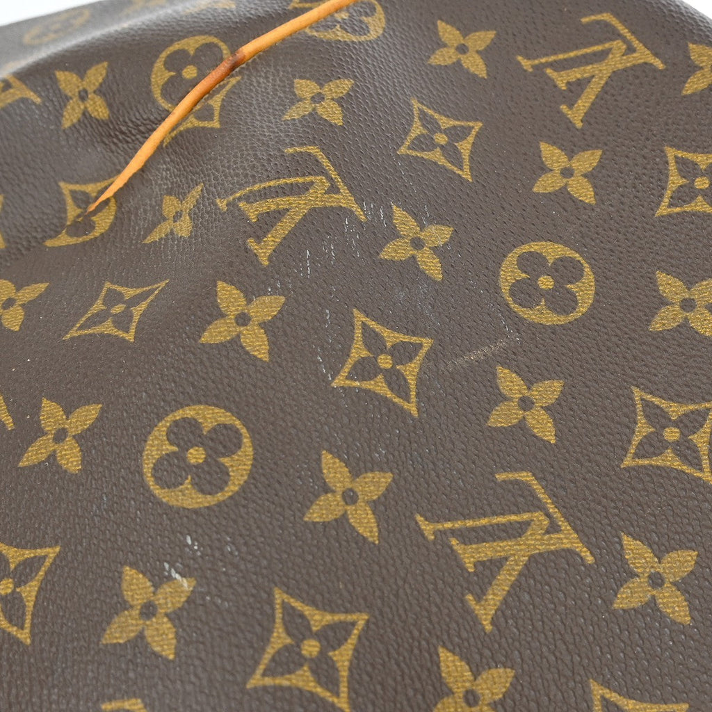 Louis Vuitton Keepall Bag Monogram Canvas Brown Canvas Travel Bag Bag (Pre-Owned)