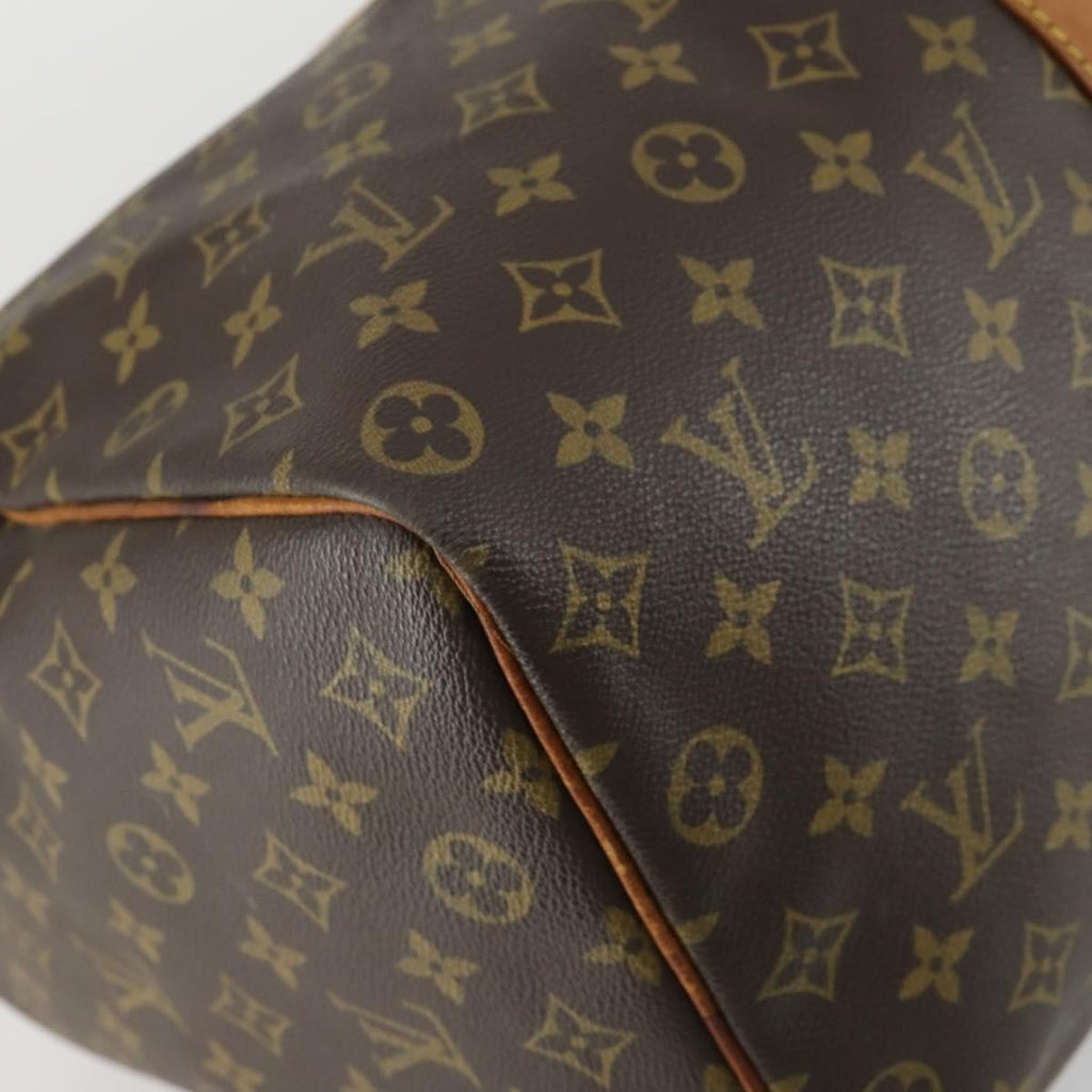 Louis Vuitton Keepall Bag Monogram Canvas Brown Canvas Travel Bag Bag (Pre-Owned)