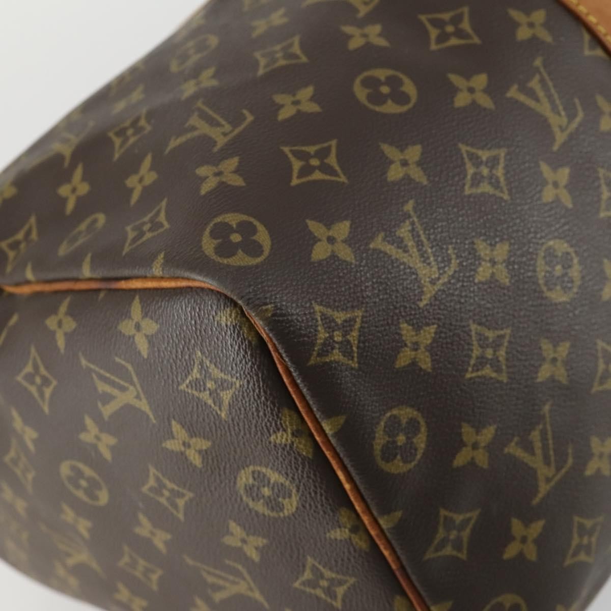 Louis Vuitton Keepall Bag Monogram Canvas Brown Canvas Travel Bag Bag (Pre-Owned)