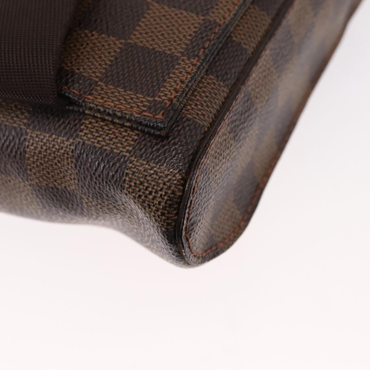 Louis Vuitton Geronimos Waist Bag Damier Brown Canvas Shoulder Bag Bag (Pre-Owned)