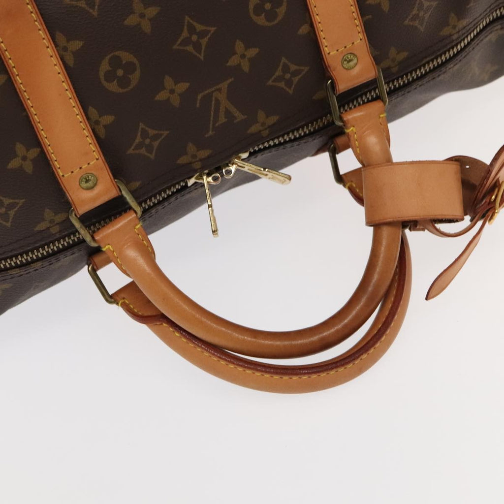 Louis Vuitton Keepall Bag Monogram Canvas Brown Canvas Travel Bag Bag (Pre-Owned)