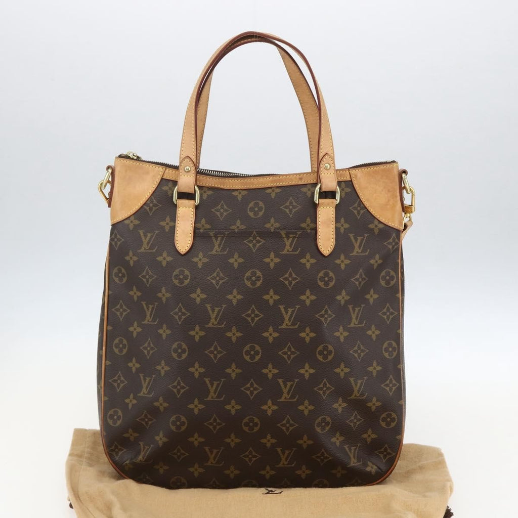 Louis Vuitton Odeon Handbag Monogram Canvas Brown Canvas Shoulder Bag Bag (Pre-Owned)