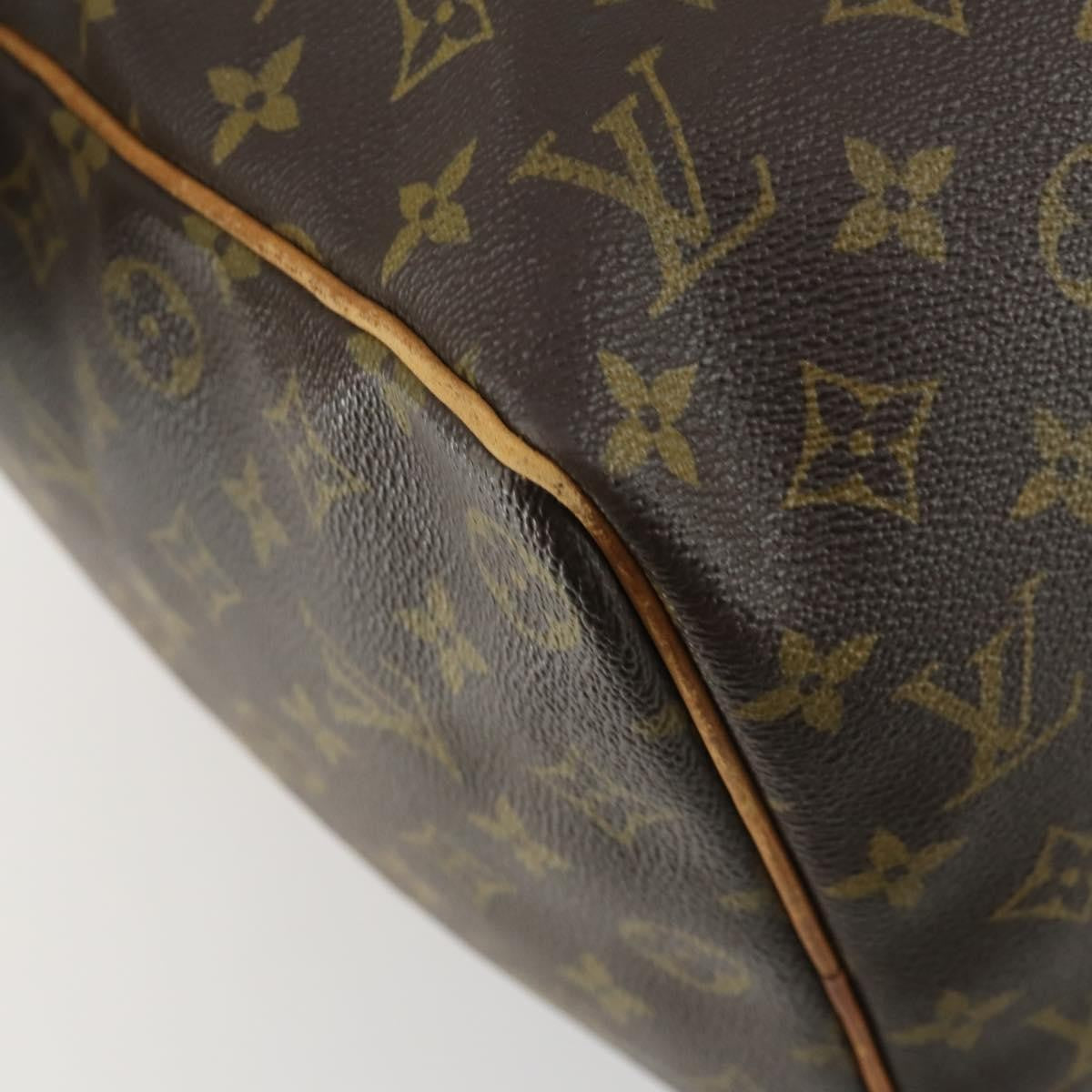 Louis Vuitton Keepall Bag Monogram Canvas Brown Canvas Travel Bag Bag (Pre-Owned)
