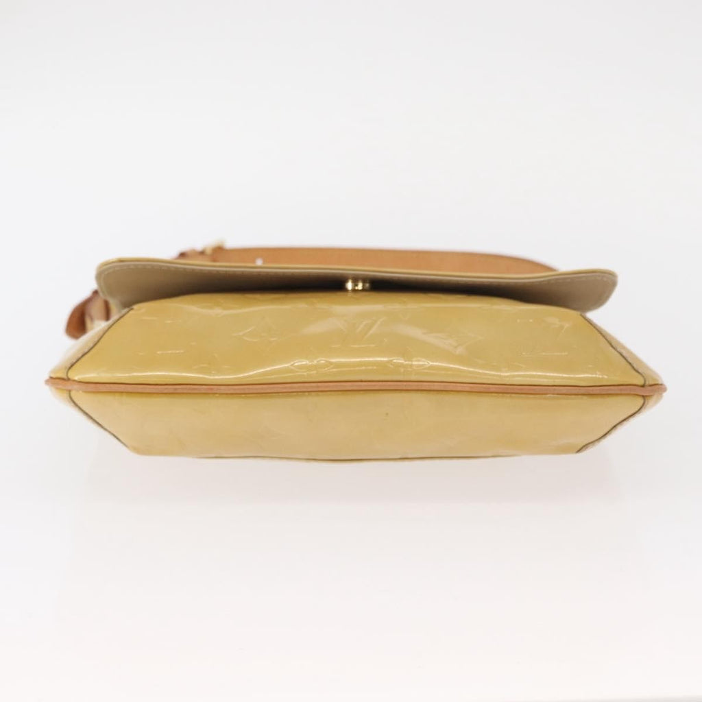 Louis Vuitton Thompson Street Handbag Monogram Vernis Beige Patent_Leather Shoulder Bag Bag (Pre-Owned)