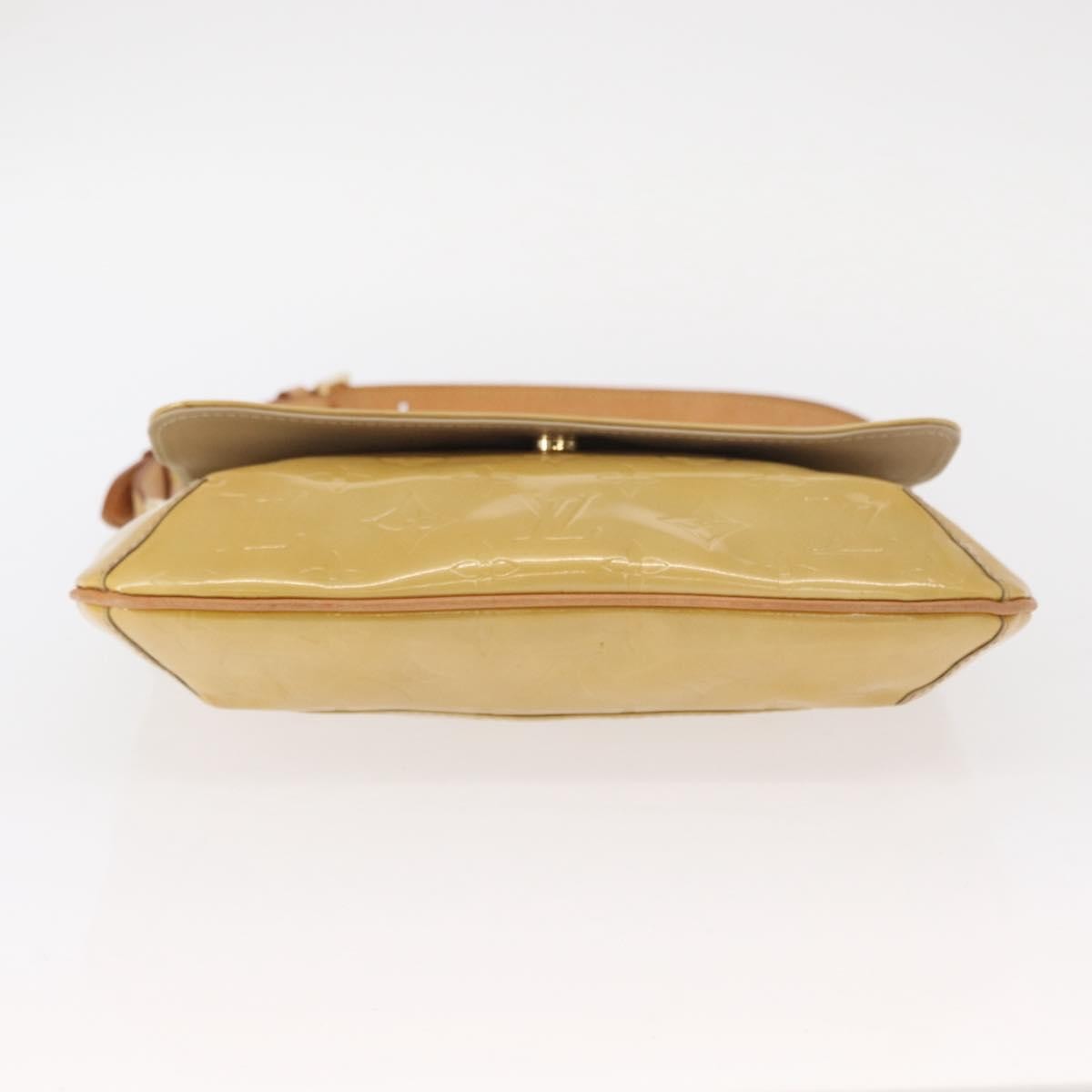 Louis Vuitton Thompson Street Handbag Monogram Vernis Beige Patent_Leather Shoulder Bag Bag (Pre-Owned)