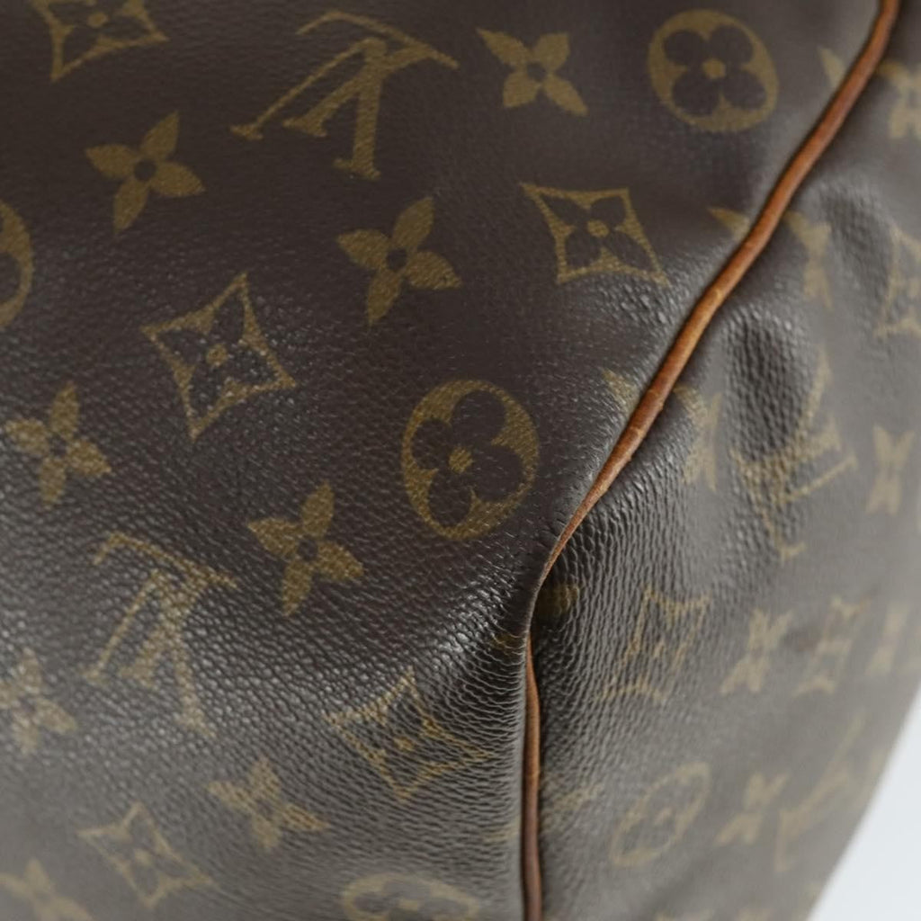 Louis Vuitton Keepall Bag Monogram Canvas Brown Canvas Travel Bag Bag (Pre-Owned)