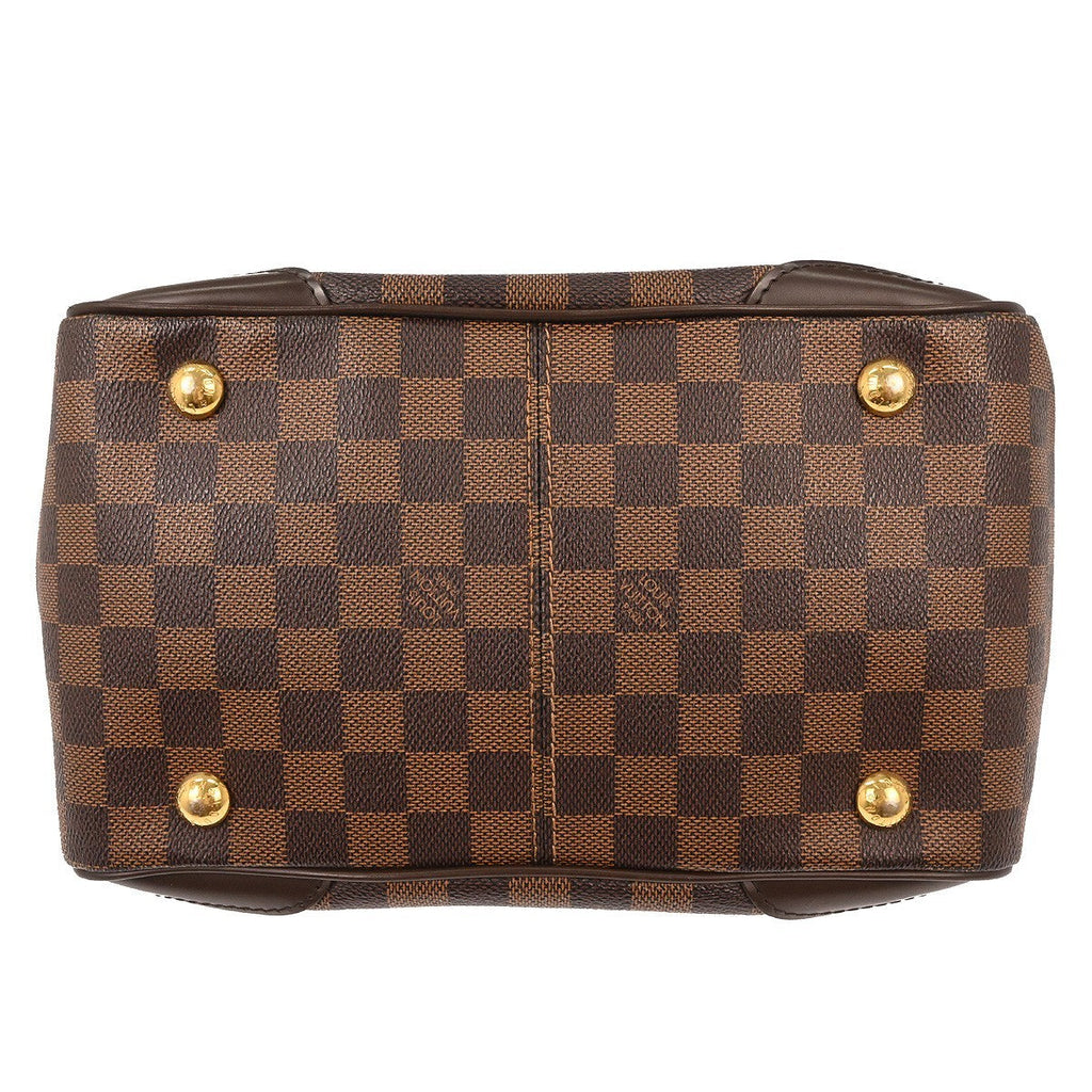 Louis Vuitton Verona Handbag Damier Brown Canvas Handbag (Pre-Owned)