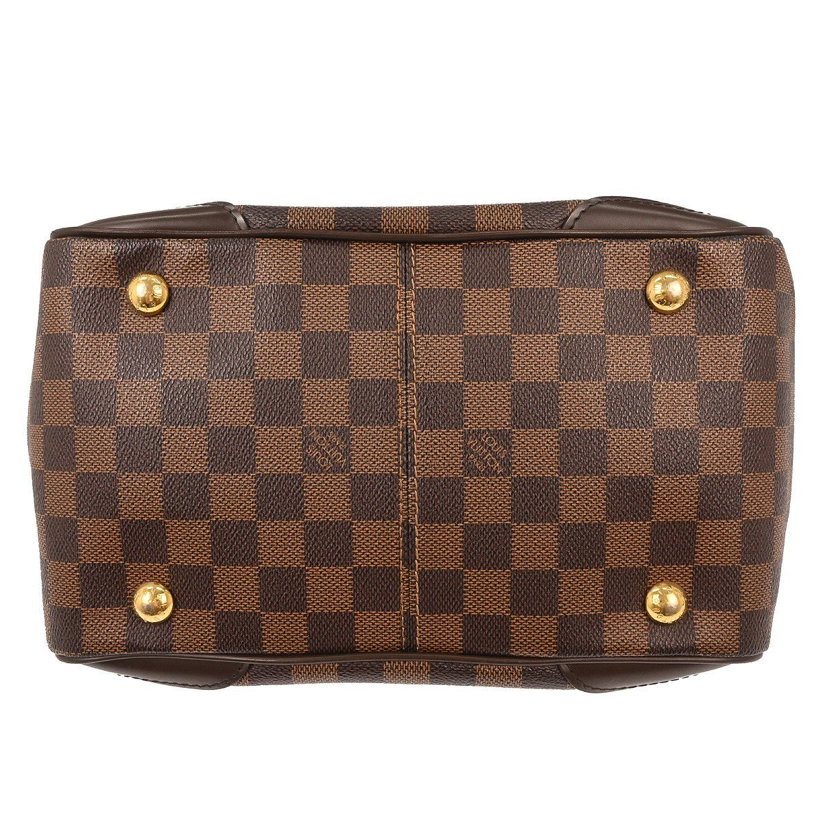 Louis Vuitton Verona Handbag Damier Brown Canvas Handbag (Pre-Owned)