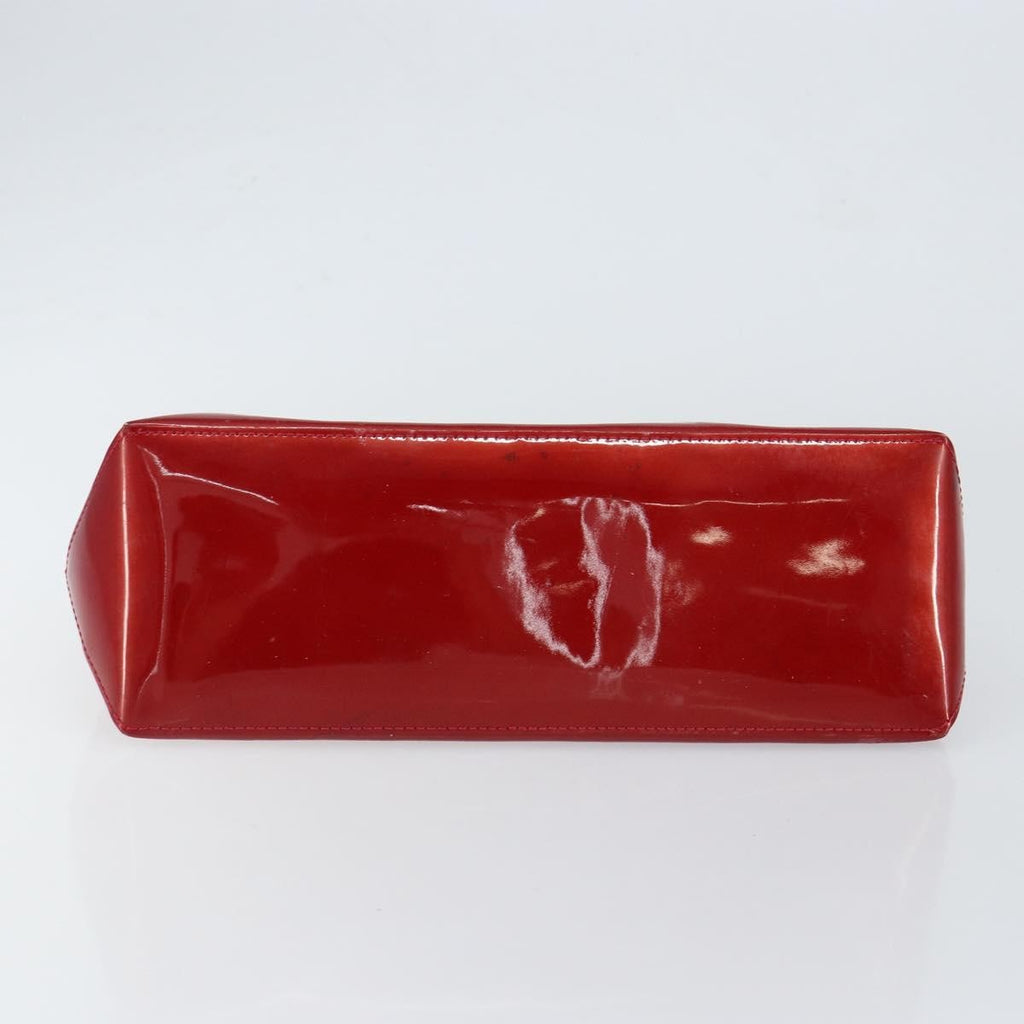 Louis Vuitton Wilshire Handbag Monogram Vernis Red Patent_Leather Handbag (Pre-Owned)