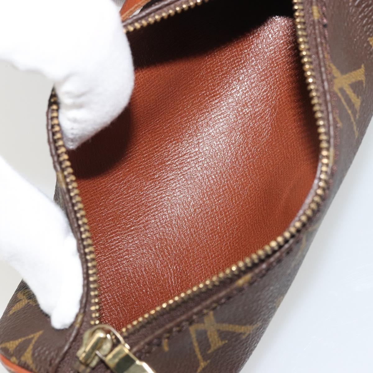 Louis Vuitton Papillon Pochette Monogram Canvas Brown Canvas Clutche & Pouche Bag (Pre-Owned)