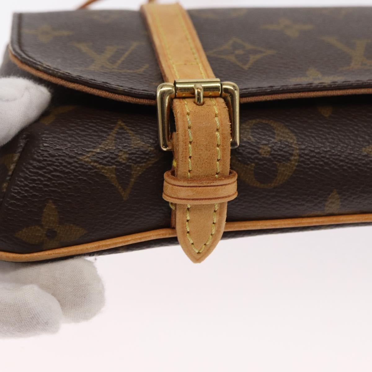 Louis Vuitton Marelle Waist Bag Monogram Canvas Brown Canvas Clutche & Pouche Bag (Pre-Owned)