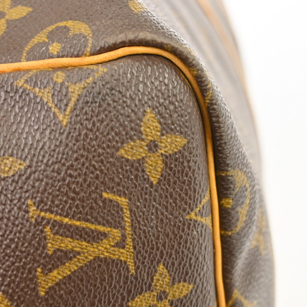 Louis Vuitton Keepall Bag Monogram Canvas Brown Canvas Travel Bag Bag (Pre-Owned)