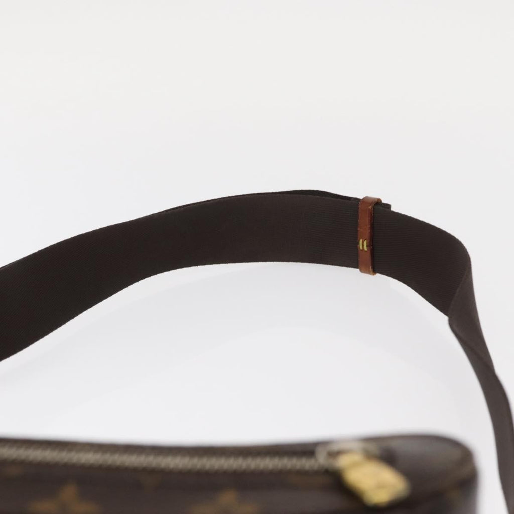 Louis Vuitton Geronimos Waist Bag Monogram Canvas Brown Canvas Shoulder Bag Bag (Pre-Owned)