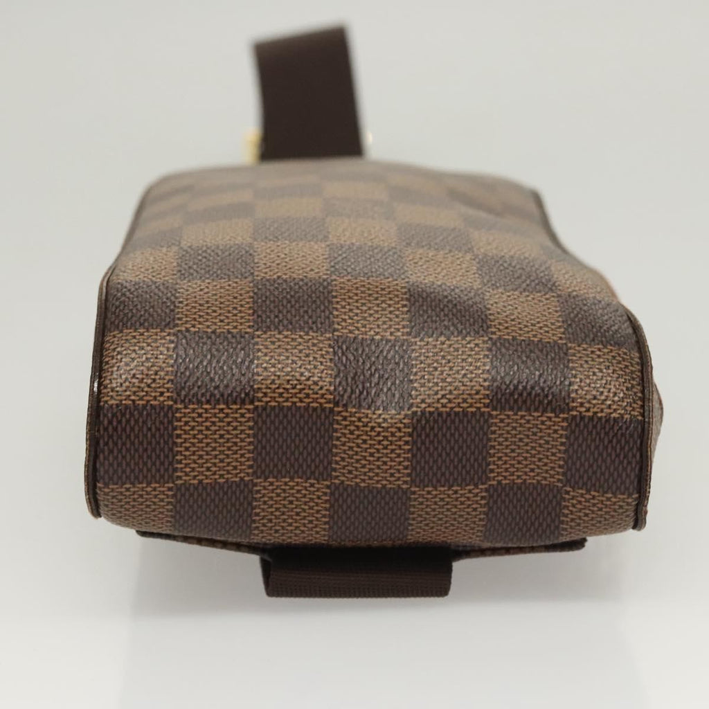 Louis Vuitton Geronimos Waist Bag Damier Brown Canvas Shoulder Bag Bag (Pre-Owned)