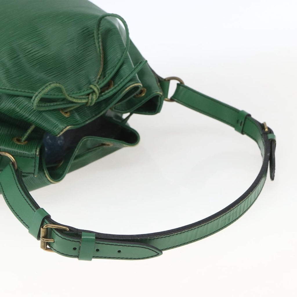 Louis Vuitton Petit Noe Handbag Epi Leather Green Leather Shoulder Bag Bag (Pre-Owned)