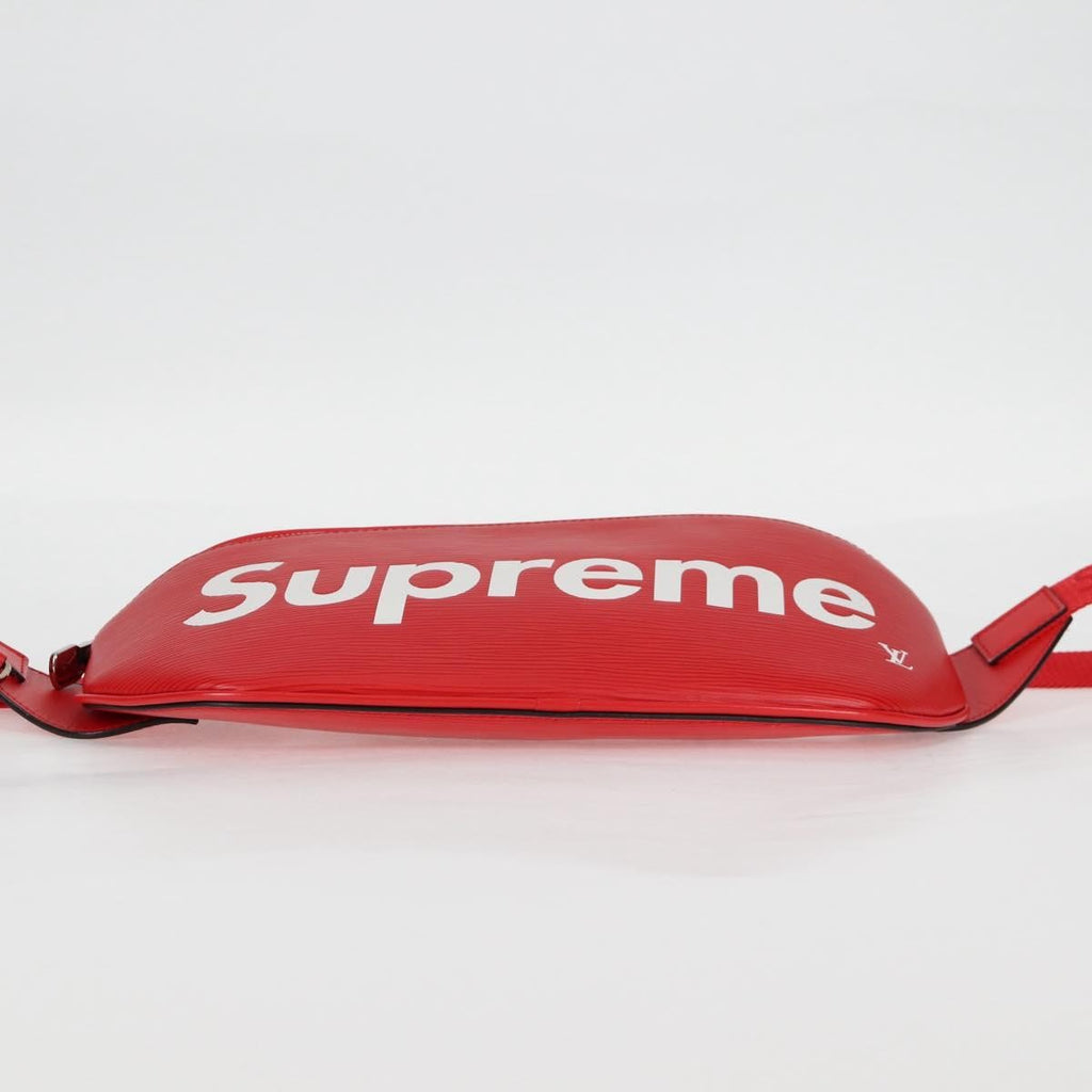 Louis Vuitton Louis Vuitton X Supreme Waist Bag Epi Leather Red Leather Clutche & Pouche Bag (Pre-Owned)