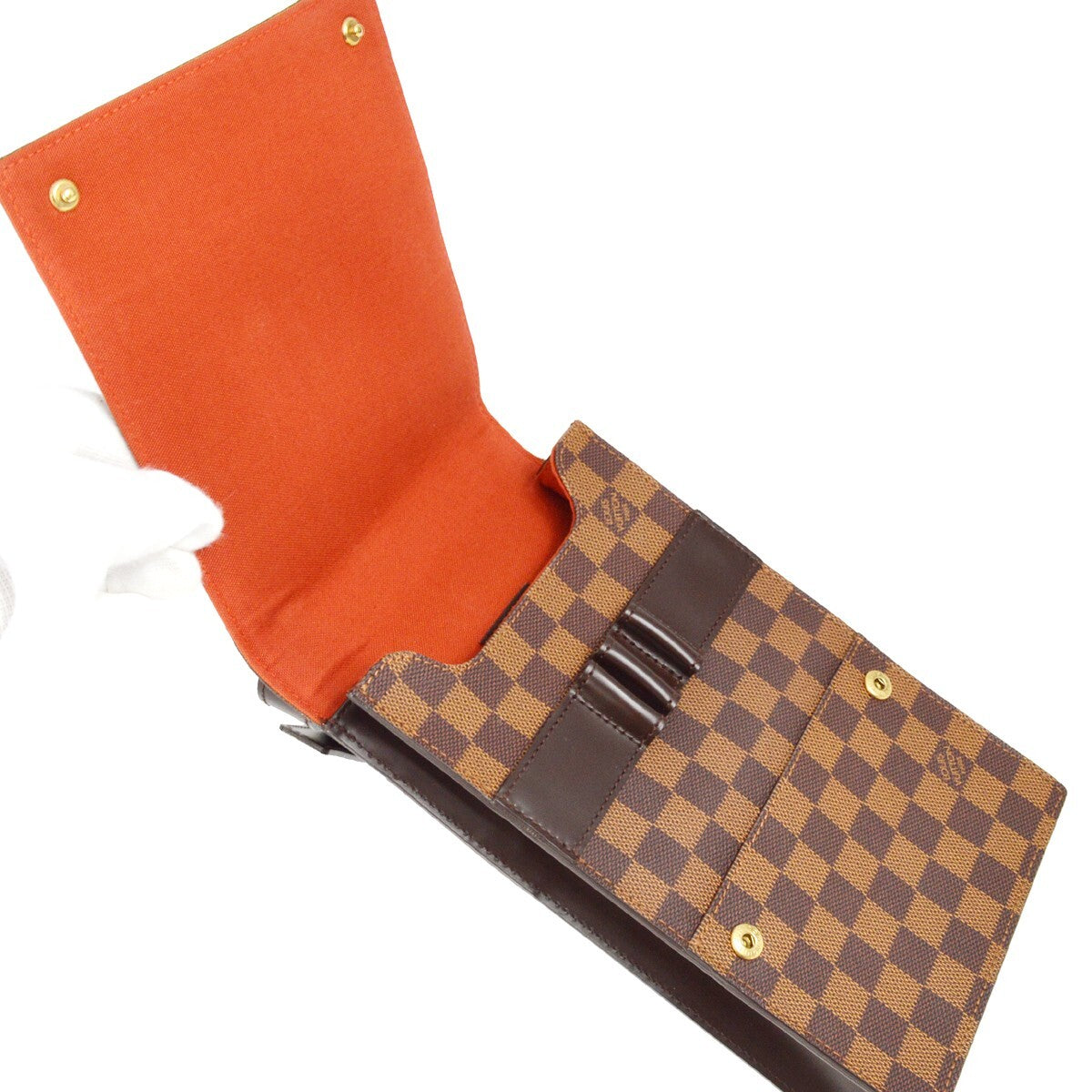 Louis Vuitton Portobello Messenger Damier Brown Canvas Shoulder Bag Bag (Pre-Owned)